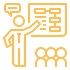 Supervision and training icon